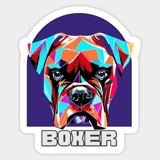 Boxer Dog Sticker